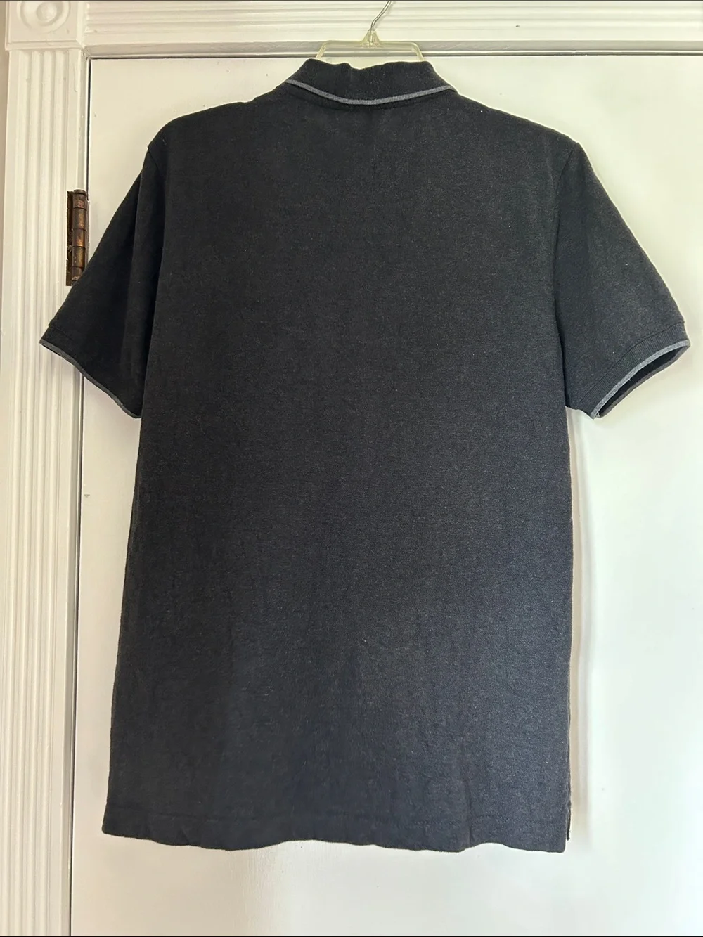 Banana Republic Men’s Black Polo with Contrast Trim